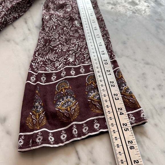 HINGE Bohemian Top Indian Block Print, Size S - Picture 9 of 9